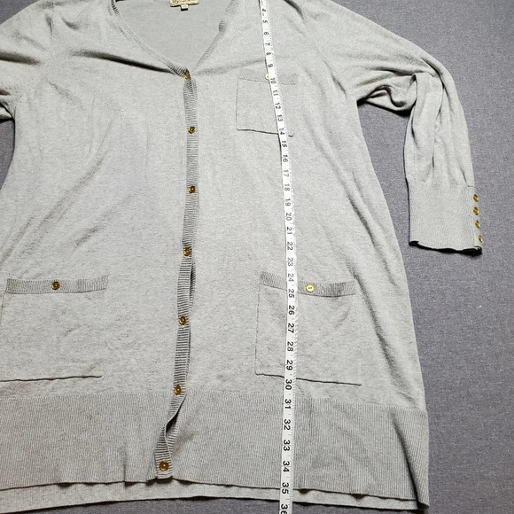 Diane Gilman Gray Cardigan - Picture 7 of 9